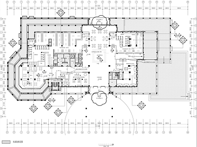 某高尔夫会所精装修8000平方米 施工图 娱乐会所