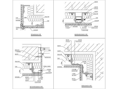 墙面装饰板干挂做法5 施工图