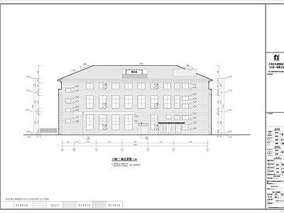 管镇法庭1号楼建筑 t3 施工图