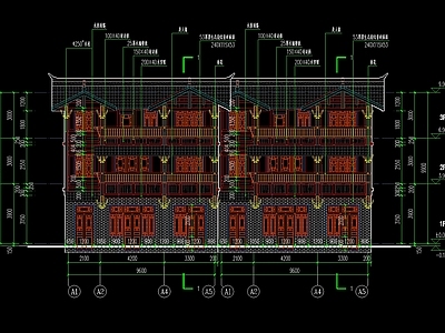 黔东南木建筑 苗族建筑 特色建筑 施工图