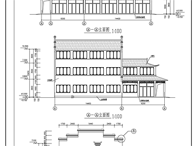 业务用房仿古建 施工图