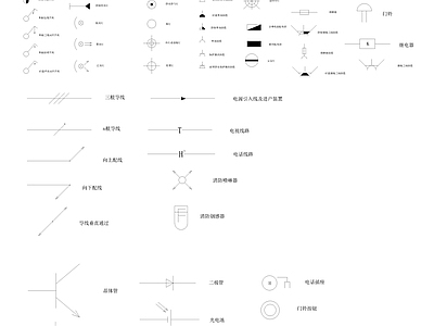 电气图块合集 施工图