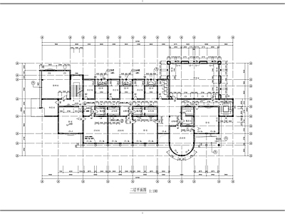 九班幼儿园建筑图 施工图