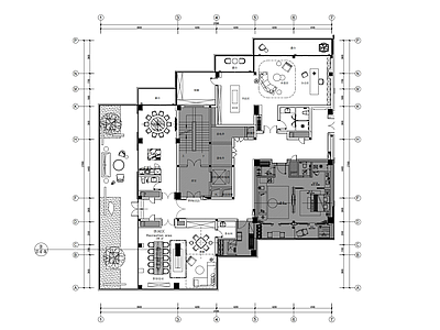 550㎡星级酒店会 施工图