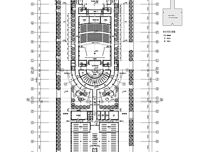 某高校艺术中心建筑图 施工图