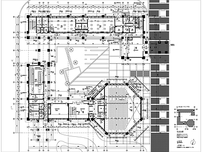 高校艺术楼及国际部建施图 施工图