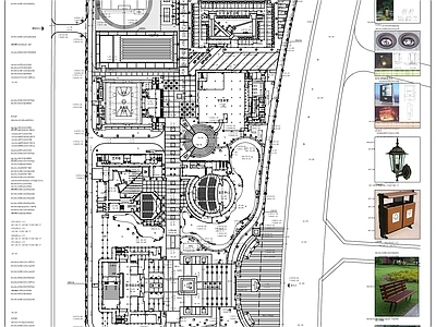 某学校室外景 施工图