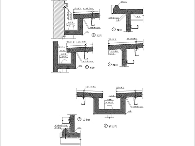 金属绝热夹心板屋面墙面建筑构造图集2 施工图