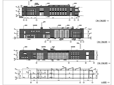 食堂建筑图 施工图