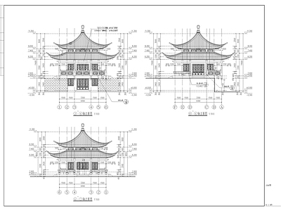 古建筑阁楼 施工图