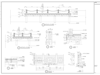 亲水平台详图 施工图