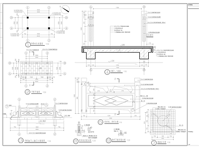 平桥详图 施工图