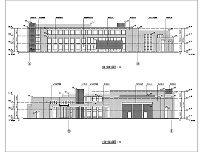 学校艺术楼大报告厅建筑图 施工图