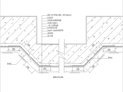 底板防水节点大样图3 施工图