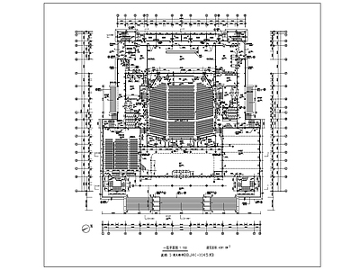 大学礼堂建筑 施工图