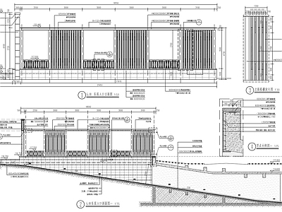 地下车库出口廊架 施工图