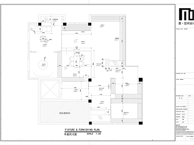 花沐婚纱店 施工图