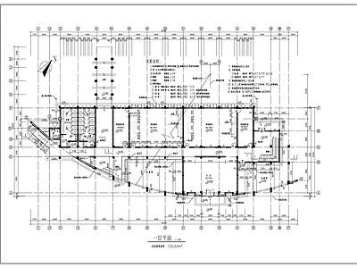 某中学图书综合楼建筑 施工图