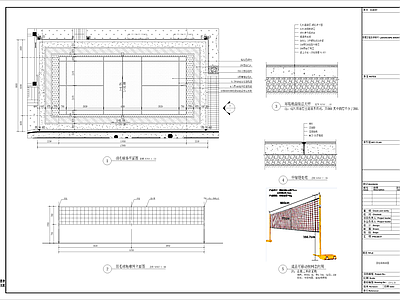 羽毛球场 施工图