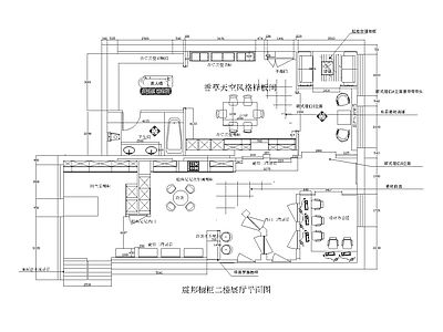 5个家装公司办公展厅平面布局   施工图