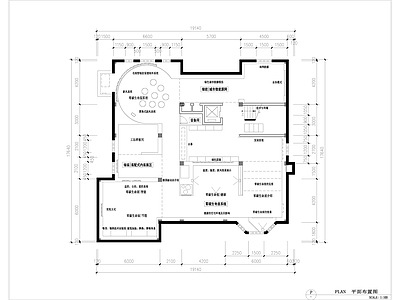 展厅平面图 施工图