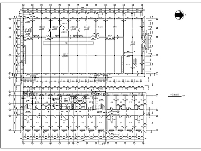 学校宿舍食堂建筑 施工图