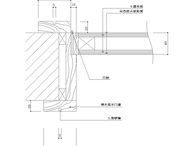 门套通用大样图 施工图 通用节点