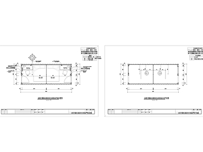 20英尺集装箱对分间宿舍纵放平面图 施工图
