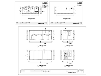 20英尺集装箱办公室平立面图 施工图