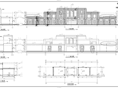 小区商铺建筑图 施工图