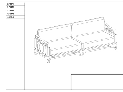 沙发全套图 施工图