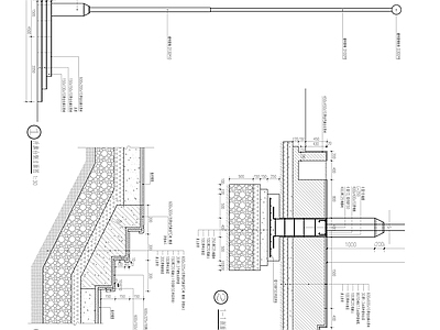 升旗台 旗台 旗杆 施工图 景观小品