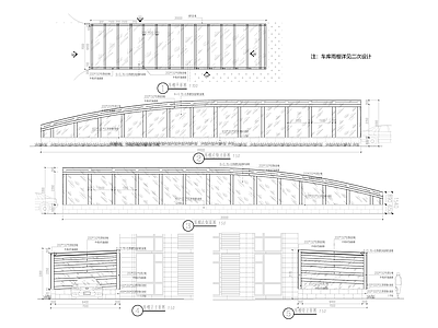 车库入口廊架 施工图