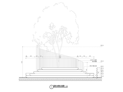 水磨石树池 施工图