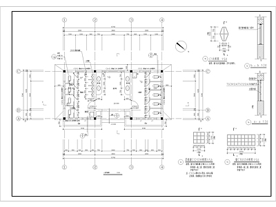 两个1层公厕建 施工图