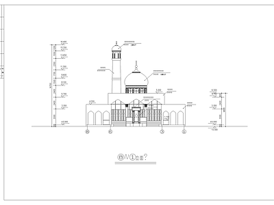 伊斯兰教清真寺 施工图