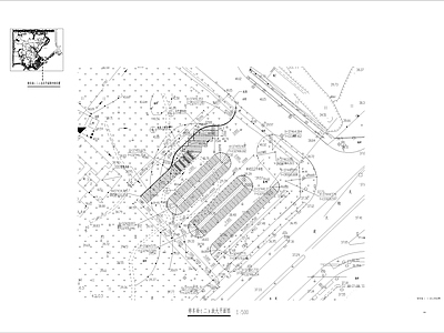 停车场总平图 施工图 户外