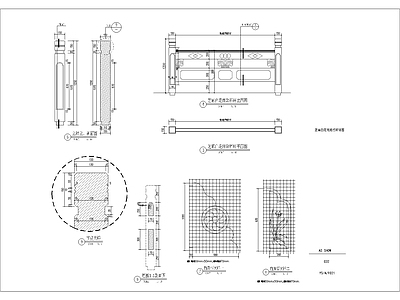 石材栏杆 施工图