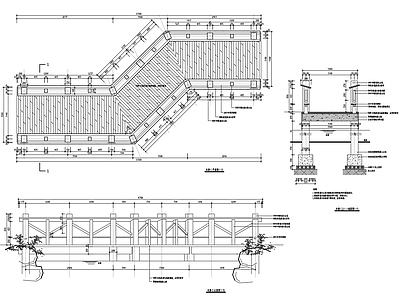 木桥 施工图