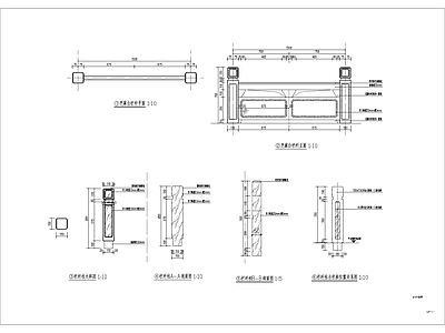 石材矮栏 施工图