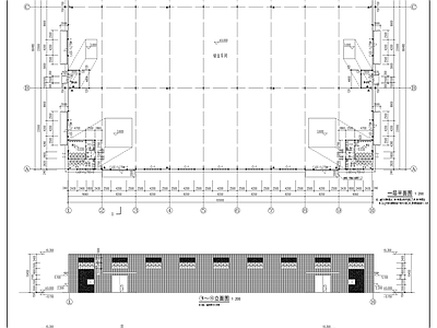 钣金制造车间建筑图 施工图 工业建筑