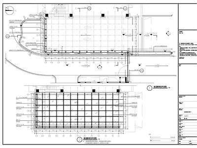 坡道廊架及铁艺门详图 施工图