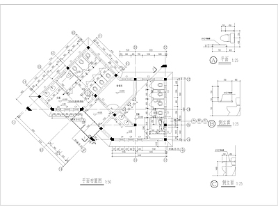 1层景观公厕建施 施工图