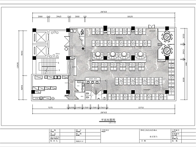 400㎡火锅鱼餐厅全 施工图