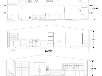 蛋糕店CA 施工图