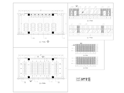 120平米阅览室装修详图 施工图