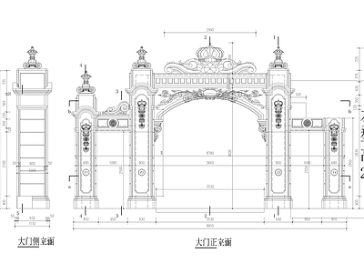 大门 施工图