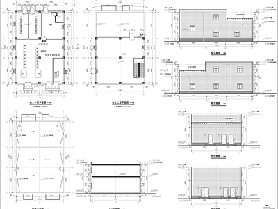 开闭站建筑 施工图