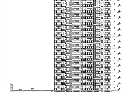 二十二层住宅楼建筑 施工图