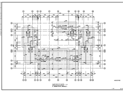 框架式多层住宅楼建筑 施工图